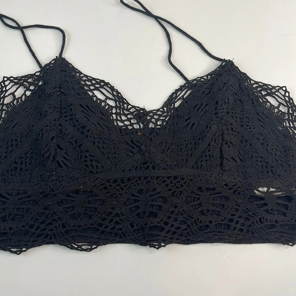 NWT Free People Mariana Bralette Black Sz XS